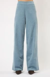 Viens Avec Moi The Odyssey Pull-on Wide Leg Corduroy Pants In Blue