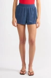 Viens Avec Moi The Terry Shorts In Blue