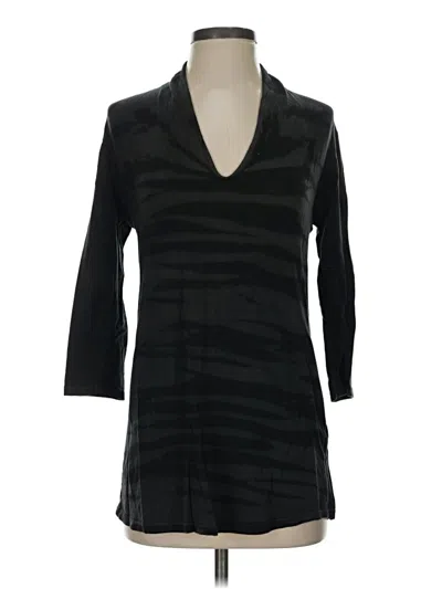 Pre-owned Viereck 3/4 Sleeve T-shirt In Black