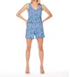 Viereck Blintz Romper In Blue In Blue
