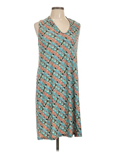 Pre-owned Viereck Casual Dress In Teal