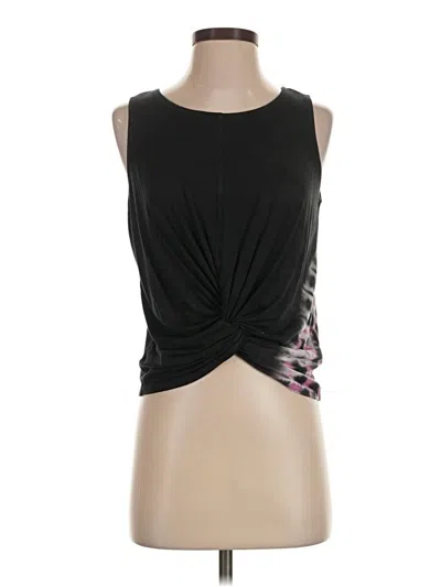 Pre-owned Viereck Sleeveless Top Black Halter Neckline Tops