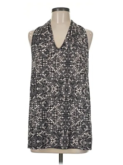 Pre-owned Viereck Tank Top Gray Halter Neckline Tops