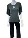 Shop Viereck Women's Hotel Top In Olive In Green
