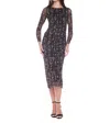 Viereck Women's Lantern Mesh Dress In Noble In Multi