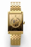 Vieren Gold Mirror Swiss Automatic Watch In Gold