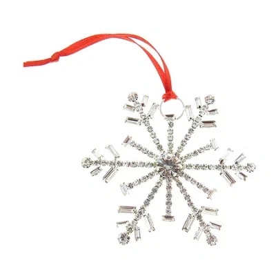Vieste Rosa Christmas Ornament In Silver