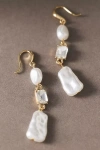 Vieste Rosa Freshwater Pearl Drop Earrings In Gold