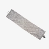 Vieste Rosa Silver Tone Mesh Pave Womens Cuff Bracelet In Silver