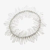 Vieste Rosa Womens Crystal Stretch Bracelet In Silver
