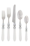 Vietri Aladdin Brilliant 5-pc. Flatware Place Setting In Clear