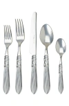 Vietri Aladdin 5-piece Place Setting In Light Gray