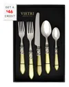 Vietri Aladdin Antique 20pc Flatware Set With $46 Credit In Green