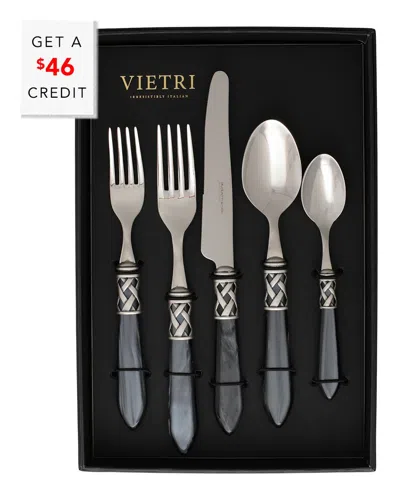 Vietri Aladdin Antique 20pc Flatware Set With $46 Credit