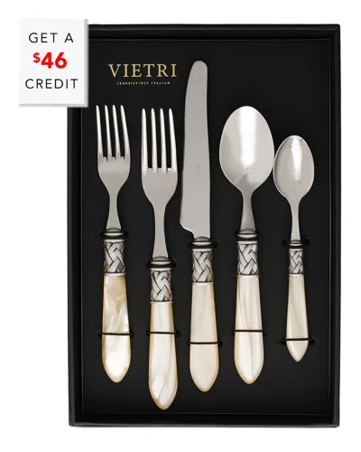 Vietri Aladdin Antique 20pc Flatware Set With $46 Credit