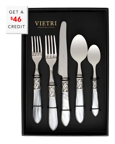 Vietri Aladdin Antique 20pc Flatware Set With $46 Credit
