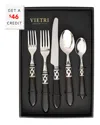 Vietri Aladdin Antique 20pc Flatware Set With $46 Credit In Multicolor