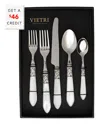 Vietri Aladdin Antique 20pc Flatware Set With $46 Credit In White