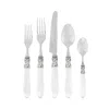 Vietri Aladdin Antique Five Piece Place Setting In White