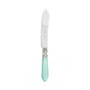 Vietri Aladdin Antique Look Cake Knife In Antique Aqua