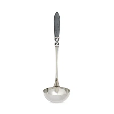 Vietri Aladdin Antique Look Soup Ladle In Charcoal