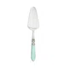 Vietri Aladdin Antique Aqua Pastry Server