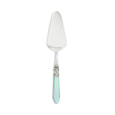Vietri Aladdin Antique Aqua Pastry Server