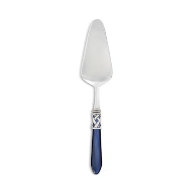 Vietri Aladdin Antique Aqua Pastry Server In Blue