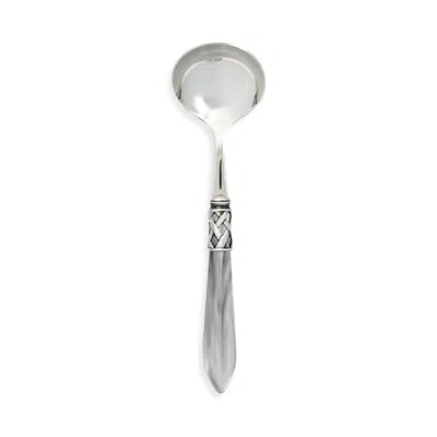 Vietri Aladdin Antique Sauce Ladle In Light Grey