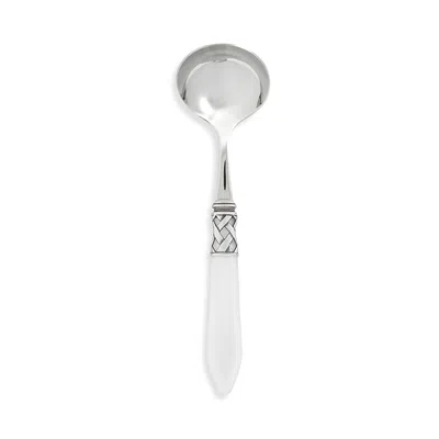 Vietri Aladdin Antique Sauce Ladle In White