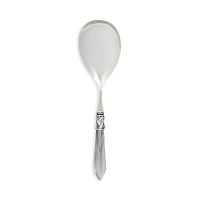 Vietri Aladdin Antique Serving Spoon In Light Grey