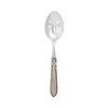 Vietri Aladdin Antique Slotted Serving Spoon In Taupe