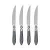 Vietri Aladdin Antique Steak Knives, Set Of 4 In Charcoal