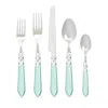 Vietri Aladdin Brilliant 20 Piece Flatware Set In Turquoise