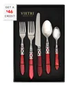 Vietri Aladdin Brilliant 20pc Flatware Set With $46 Credit