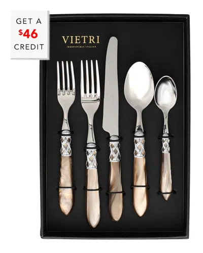 Vietri Aladdin Brilliant 20pc Flatware Set With $46 Credit