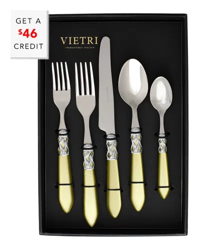 Vietri Aladdin Brilliant 20pc Flatware Set With $46 Credit