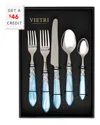 Vietri Aladdin Brilliant 20pc Flatware Set With $46 Credit In Blue
