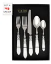 Vietri Aladdin Brilliant Five-piece Place Setting, Set Of 4 In White
