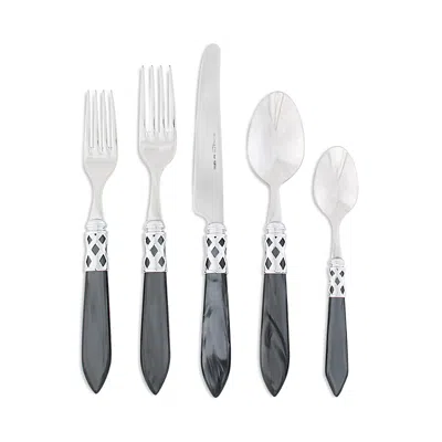Vietri Aladdin Brilliant 5-piece Place Setting In Charcoal