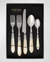 Vietri Aladdin Brilliant Five-piece Place Setting, Set Of 4 In Light Beig