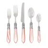 Vietri Aladdin Brilliant Five-piece Place Setting Set Of 4 In Pink