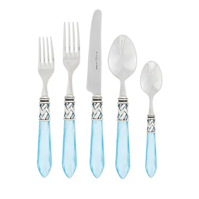 Vietri Aladdin Brilliant Five-piece Place Setting Set Of 4 In Blue