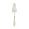 Vietri Aladdin Brilliant Pastry Server In Brilliant Ivory