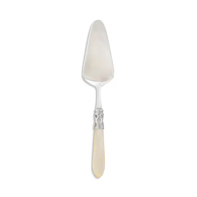 Vietri Aladdin Brilliant Pastry Server In Brilliant Ivory