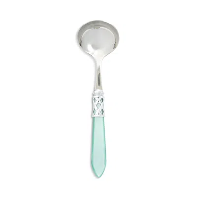 Vietri Aladdin Brilliant Sauce Ladle In Brilliant Aqua