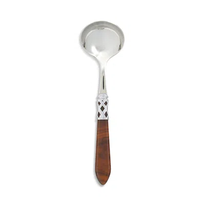 Vietri Aladdin Brilliant Sauce Ladle In Brilliant Tortoiseshell