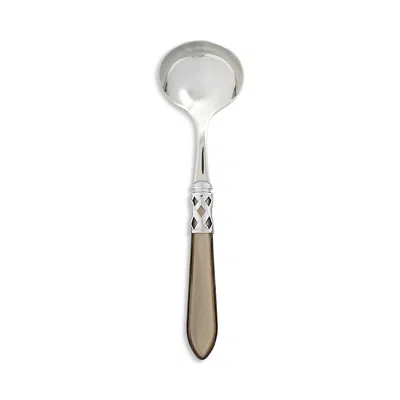Vietri Aladdin Brilliant Sauce Ladle In Taupe