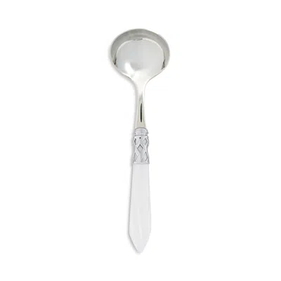 Vietri Aladdin Brilliant Sauce Ladle In White