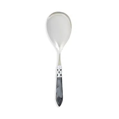 Vietri Aladdin Brilliant Serving Spoon In Brilliant Charcoal